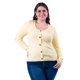 thumbnail image 1 of Sueter acanalado con botones Roman Fashion /Tallas Extras, 3157 (Amarillo) amarillo 36, 1 of 5