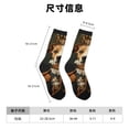 thumbnail image 3 of Fotbe Modern Cute Dog Calcetas Largas con Estampado para Hombre y Mujer – Calcetas de Compresión Transpirables y Elásticas, Viajar y Uso Diario Talla 5-11, 3 of 6