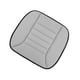 thumbnail image 1 of Cojín de asiento de automóvil, funda de asiento de automóvil, accesorios, antideslizante, repuesto, transpirable Gris, 1 of 9