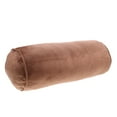 thumbnail image 3 of WEUVEB Cylinder Yoga Pillow Memory Foam Neck Waist Support Cushion in Coffee Velvet, 3 of 8