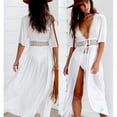 thumbnail image 2 of Women Bikini Cover up Swimwear Chiffon Beachwear Bathing Suit Beach Dress, 2 of 3