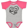 thumbnail image 3 of Inktastic I Love My Oma and Opa in Black Chalk Heart Boys or Girls Baby Bodysuit, 3 of 5