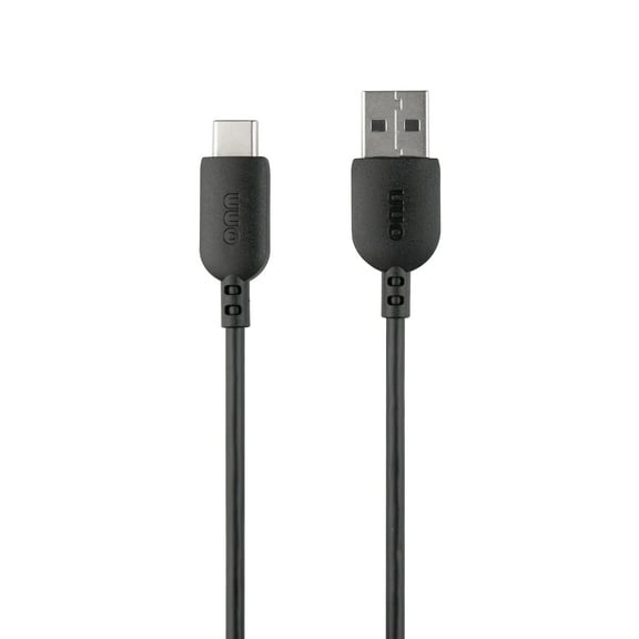 onn 6ft USB-C to USB-A Charging Cable, USB-IF Certified, Compatible with iPhone 17/16/15, Samsung Galaxy, Note, Pixel Devices, & More, Black