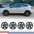 thumbnail image 3 of (Set Of 4) 16" Hubcaps Wheel Rims Cover with Decoration nuts For 2008-2015 NISSAN ROGUE/ROGUE SELECT Compatible With Steel Wheels Snap On Installation PP Material(16-Inch,BLACK MATTE), 3 of 9