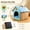 B_A, variant on Dog House Indoor, Pet Cave Bed House for Small Dogs & Cats, Soft Indoor Dog House, Plush Cozy Puppy House Kennel with Cushion, S Size