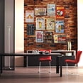 thumbnail image 2 of Billuyoard Pegatinas de pared Decoraciones de pared Bar Retro Metal Decorativo Restaurantes Artesanías Pintura de hierro Placa de pared 20x30cm Decoración del hogar, 2 of 4