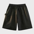 thumbnail image 3 of Cmfcve Men's Athletic Shorts Plus Size Drawstring Elastic Sports Shorts High Waist Hiking Shorts with Pockets, 3 of 7