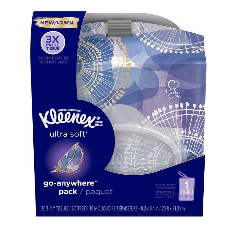 Ultra Soft Portable Facial Tissues with Strap, 30 Count photo 1