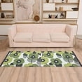 thumbnail image 2 of Yayeee Runner Rug for Bedroom 2'x6' Machine Washable Hallway Non Slip Mat, Gray Floral, 2 of 8