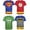 Multicolor, variant on Justice League Boys 4 Pack Roleplay Short Sleeve Tees, 4-10