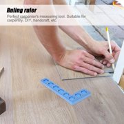 SWETRACE 1-Pack Multi-Functional Measuring Ruler for Carpentry, Woodworking, Home Improvement and Projects