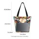 thumbnail image 3 of Fotbe Oil Painting Flower Cow Bolsa de Playa con Estampado, Bolsa de Hombro, Bolsa de Mano Espaciosa, Bolsa de Viaje Ligera, Bolsa de Compras Versátil, 3 of 6