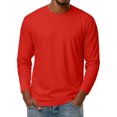 thumbnail image 2 of Men's Thermal Shirts Long Sleeve Crew Neck Mock Neck Base Layer Warm Winter Casual Winter Layering Tops for Men, 2 of 7
