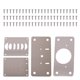 thumbnail image 3 of Kit de ReparacióN Bisagras Paquete 12: Placa Puertas Gabinetes, FijacióN para Armarios Cocina,, 3 of 5