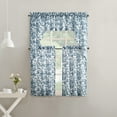 thumbnail image 5 of No. 918 Elara 2-pack Tonal Botanical Semi-Sheer Rod Pocket Kitchen Curtains, 27"W x 38"L, 5 of 6