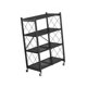 thumbnail image 2 of Estante de almacenamiento plegable Gloria de Metal 4 capas 80x34x122cm, 2 of 9