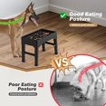 thumbnail image 4 of Elevated Slow Feeder Dog Bowls, 9 Cups Raised Dog Slow Feeder Bowls Large Breed with 4 Adjustable Heights Pet Food bowl Stand, Non Slip Anti Gulping sow eating dog bowl for Medium & Large Breed, 4 of 8