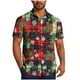 thumbnail image 2 of Blusa y camisa de manga corta con cuello vuelto para hombre, blusa informal de moda con cuello vuelto, blusa estampada de manga corta con botones, blusa de poliéster para hombre, 2 of 6