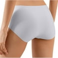 thumbnail image 3 of fatyb Seamless Underwear for Women High Waist Full Coverage Panties Stretch Womens Plain Soft Briefs, 3 of 4