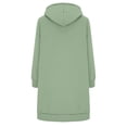 thumbnail image 6 of Lumtrix Long Hoodies for Women Zip Up Tunic Sweatshirt Cute Fall Jackets | Oversized Sweatshirt Travel Hoodie Lightweight Workout Jackets Mint Green XL, 6 of 7