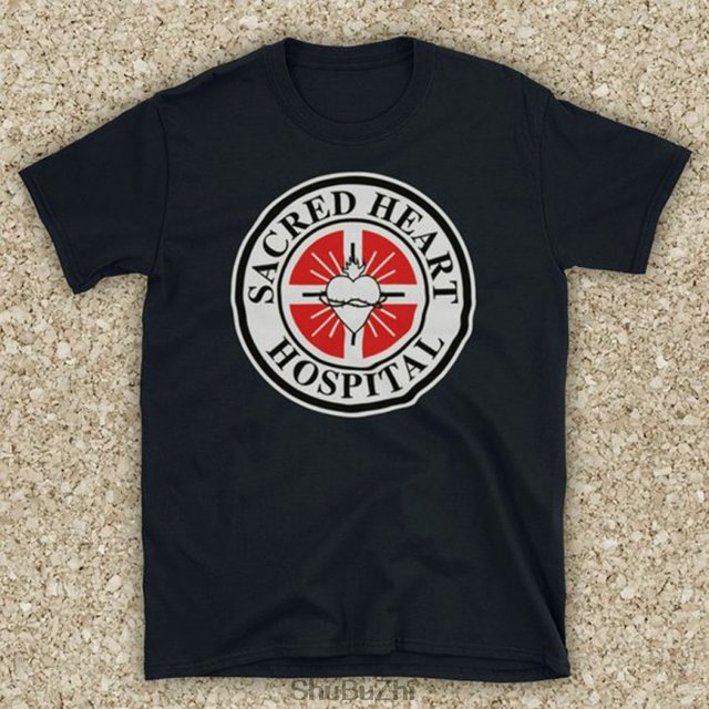 Camiseta de algodón para hombre camisa de Scrubs Sacred Heart Hospital americano programa de televisión de comedia no oficial camisetas geniales envío directo