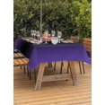 thumbnail image 3 of Outdoor Table Cloth with Umbrella Hole and Zipper, Purple Black Ombre Waterproof Rectangle Tablecloth 54"x80", Gradient Contemporary Abstract Art Washable Table Cover for Outside Party Patio Picnic, 3 of 8