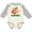 Natural and Heather, variant on Inktastic Little Sister Woodland Fox Girls Girls Long Sleeve Baby Bodysuit