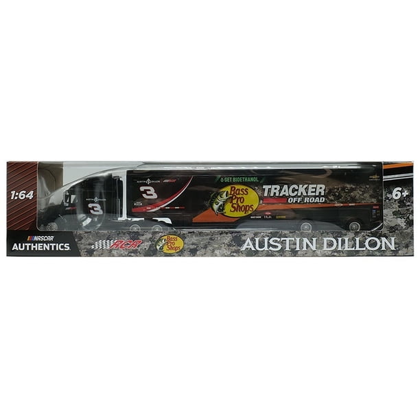 バスプロ　Bass Pro Shops ミニカー　トレーラー Lionel Racing NASCAR Authentics Austin Dillon Hauler Toy - Walmart