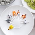thumbnail image 4 of Lilixerw Animals Food Fruit Picks Fork,Lunch Box Decorative,Cute Mini Cartoon Food Toothpick Cake Dessert Forks, 4 of 9