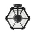 thumbnail image 4 of 3 Light Medium Outdoor Wall Lantern In Traditional And Glam Style 12.25 Inches Wide By 19.75 Inches High-Museum Black Finish Hinkley Lighting 2444Mb, 4 of 8