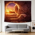 thumbnail image 4 of FLASHLUMI 90"×70" Tapestry, Decorative Wall Hanging for Bedroom Living Room Office Home Decor, 4 of 8