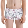 thumbnail image 5 of Yiaed Lilies Flowers Print Boys' Boxer Briefs Cotton Casual Stretch Comfort Boys Boxers - Kids Boxer Briefs Underwear for Boys (6-18)-X-Small, 5 of 5