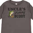 thumbnail image 4 of Inktastic Uncle's Fishing Buddy Boys Long Sleeve Toddler T-Shirt, 4 of 5