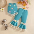 thumbnail image 2 of UAYOTSE Girl Clothes Set Summer Baby 0 6 12 18 24 Months 2T 3T Girl Clothes Shorts Set Floral Summer Outfits Cute Baby Clothes,Sizes 6-9 Months, 2 of 7