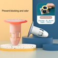 thumbnail image 2 of HILABEE Deodorant Floor Drain Core Anti-Odor Backflow Preventer for bathroom and kitchen Pink, 2 of 8