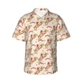 thumbnail image 1 of Fotbe Howdy Cowgirl Camisa Hawaiana para Hombre Unisex – Camisa Casual de Verano con Botones de Manga Corta de Algodón y Lino,3X-Large, 1 of 7