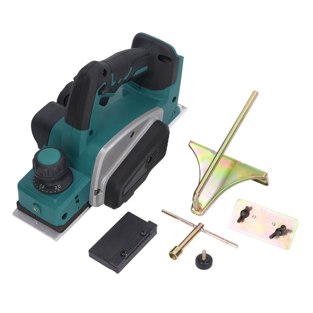 Cepilladora eléctrica inalámbrica de fácil extracción de virutas, cepilladora manual con empuñadura suave, 18 V, 12 000 RPM