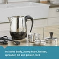 thumbnail image 3 of Farberware Percolateur Électrique en Acier Inoxydable 2-4 Tasses, 3 of 5