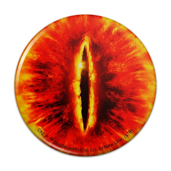 Lord of the Rings Eye of Sauron Kitchen Refrigerator Locker Button Magnet
