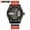 Black Red, variant on CURREN Sports Watches Men Luxury Brand Army Military Men Watches Clock Male Quartz Watch Relogio Masculino horloges mannen saat