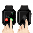 thumbnail image 4 of YSTINNG 2 Pack Hard PC Case with Tempered Glass Screen Protector for Apple Watch Series 8/7 Ultra-Thin Scratch Resistant A311-001, 4 of 4