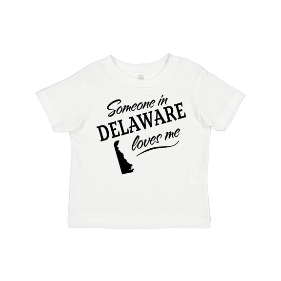 Inktastic Someone in Delaware Loves Me Boys or Girls Toddler T-Shirt