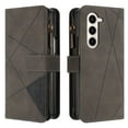 thumbnail image 3 of for Samsung Galaxy Z Fold 3 Wallet Case with Zipper Pocket and Credit Card Slots, Cash Holder, Premium PU Leather Magnetic Clasp Full Body Protection Cover for Samsung Galaxy Z Fold 3, Gray, 3 of 8