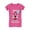 Wow pink, variant on Gift for 2 Year Old Girl 2nd Birthday Funny Cupcake Infant Girls' Fitted T-Shirt 2T Wow pink