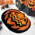 thumbnail image 5 of WMGHA Fall Pumpkin Rug, Halloween Bathroom Decor, Non Slip Funny Cute Bath Mats Washable Carpet Autumn Home Decoration, for Front Door, Bedroom, Living Home (Pumpkin), 5 of 7
