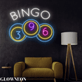 thumbnail image 2 of Glowneon Bingo Led Sign, Bingo Neon Sign, Gaming Room Wall Art Decor, 2 of 5