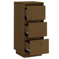 thumbnail image 5 of vidaXL Buffet Miel Brun 32x34x75 cm Pin Massif, 5 of 5