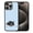 Boston Terrier Dog Lying Down Looking Up, variant on WIRESTER Shockproof Soft Rubber Cover Case for Apple iPhone 15 Pro 6.1" 2023, Rottweiler Dog Lying Down Looking Up On Light Blue Background