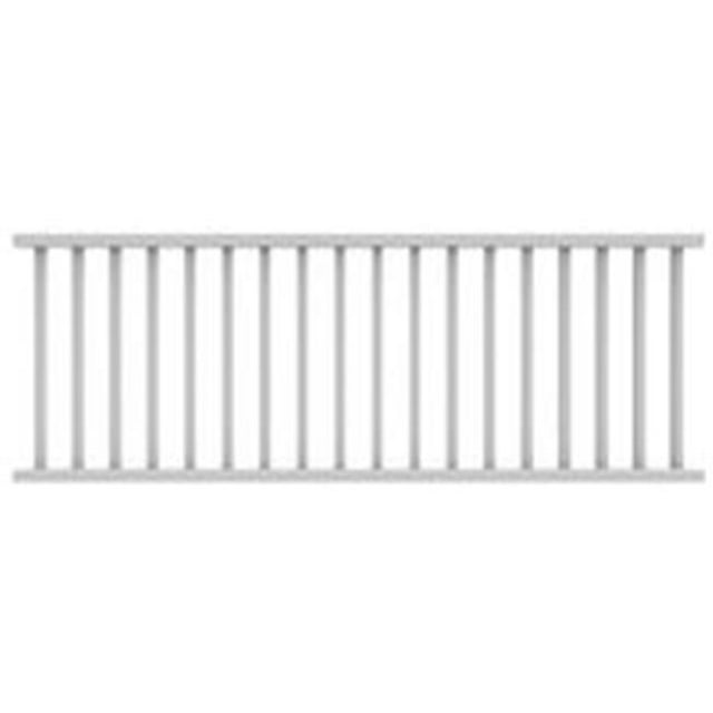 Barrette Outdoor Living 9020405 Kit de Rails de 8 Pieds x 36 Pouces avec Balustre Carré et 44; Blanc