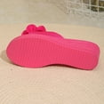 thumbnail image 5 of Women's Wedge Slide Sandals Casual Floral Decor Thick Sole Platform Wedge Heel Open Toe Summer Beach Slide Sandals for Women, 5 of 10